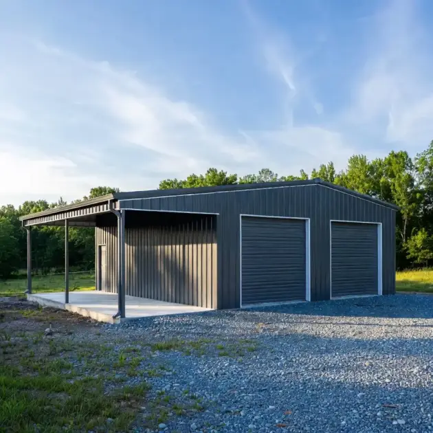30x40x12 Double garage with office