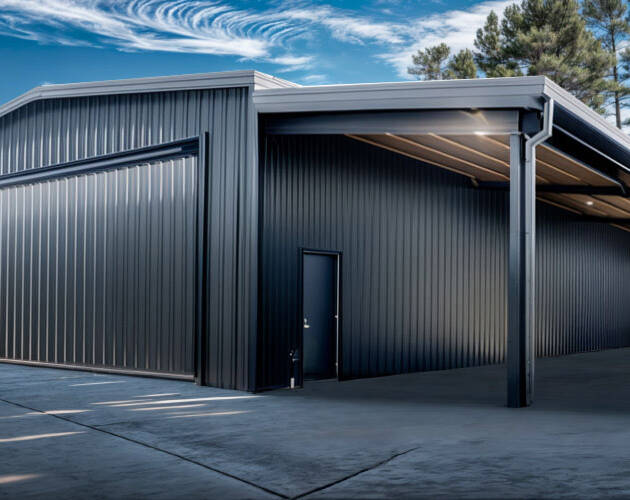 30x50 Garage with lean-to