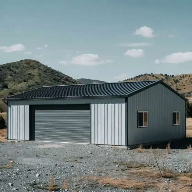 30x50 Garage with lean-to