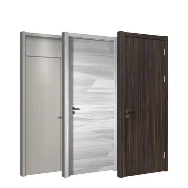 New Design Solid Wooden Doors Interior Office Modern Entry Security Doors