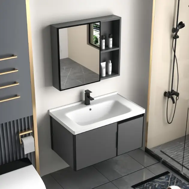 Toilet Furniture Bathroom Vanity Cabinet,Hotel Led Mirror Bathroom Cabinet