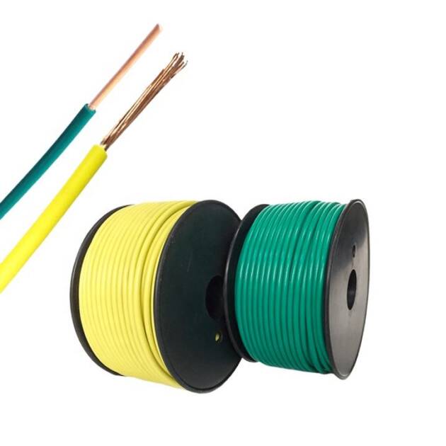 Stranded PE Boundary Wire Electrical Field Green Robot Lawn Mower Cable 3.4mm 3.8mm 4.2mm Flexible Oil Resistance Robotic Cable